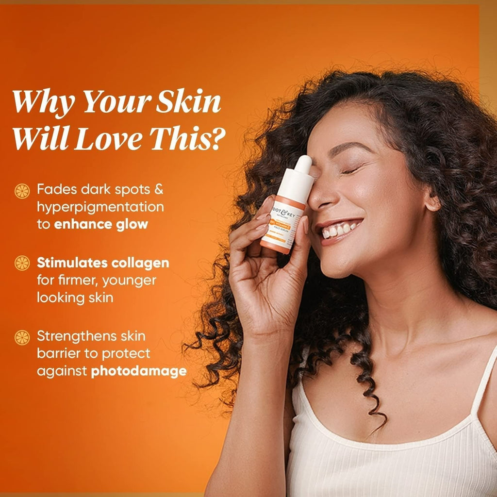 Dot & Key 20% Vitamin C Face Serum with Blood Orange, Skin Glow, Fights Pigmentation & Reduce Dark Spots - Vamzn#