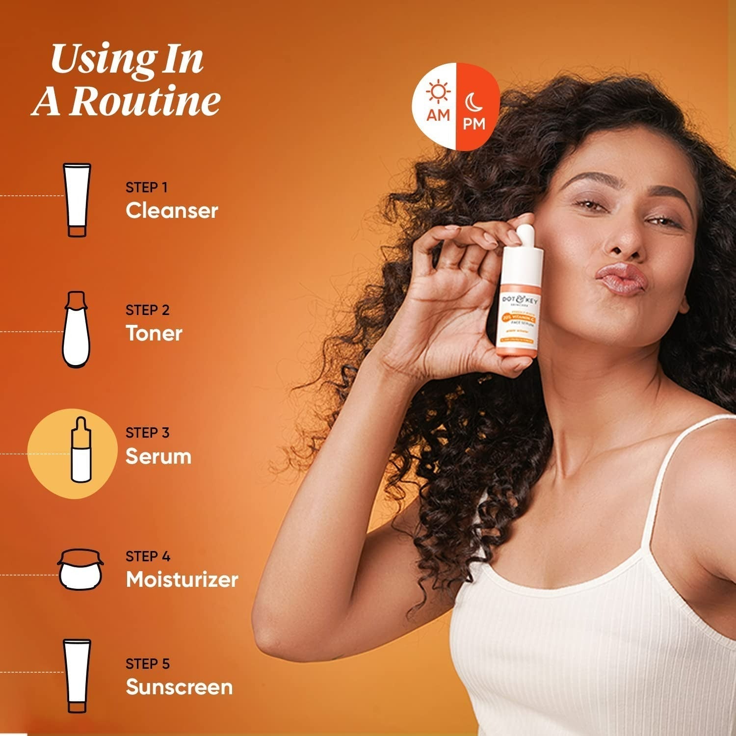 Dot & Key 20% Vitamin C Face Serum with Blood Orange, Skin Glow, Fights Pigmentation & Reduce Dark Spots - Vamzn#