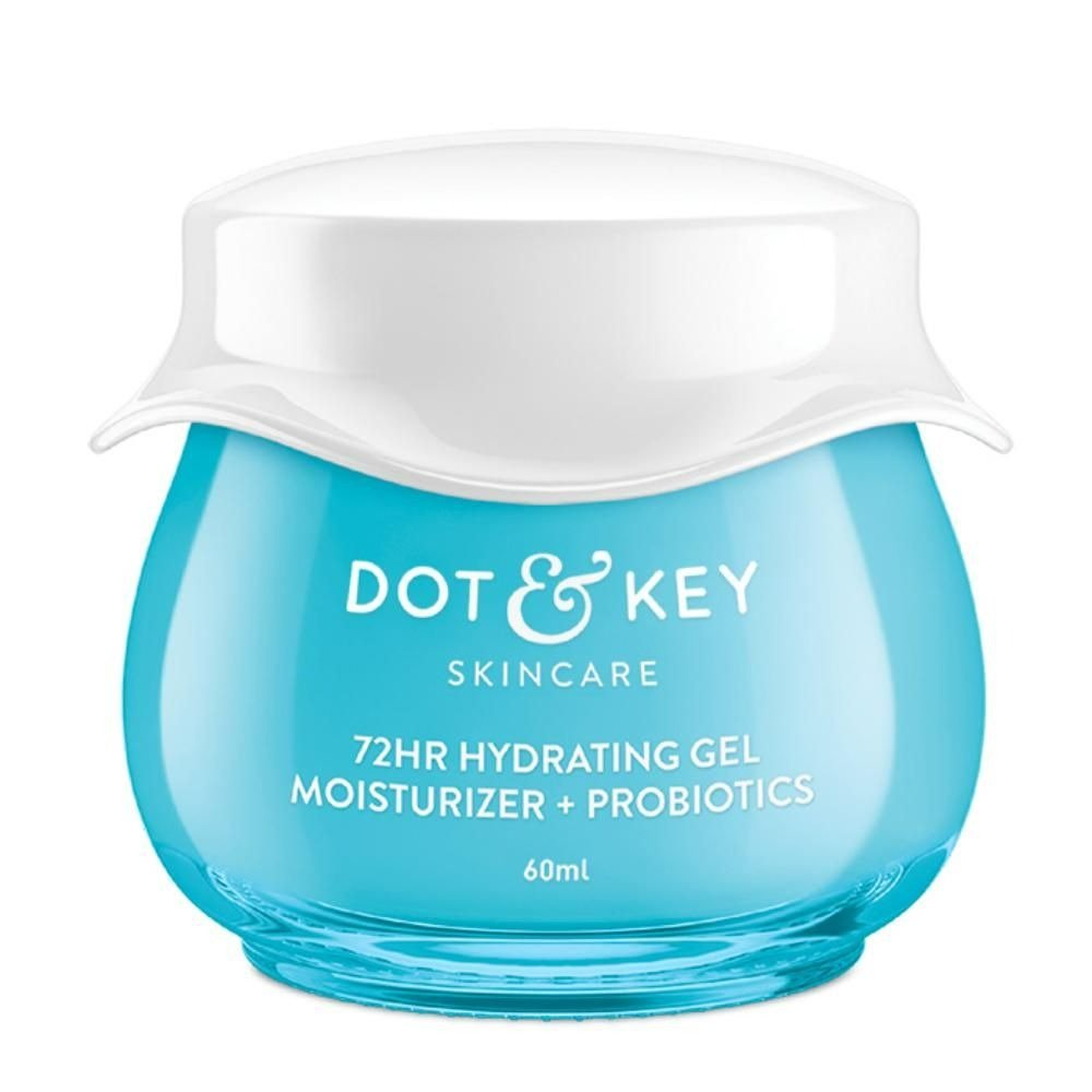 Dot & Key 72 Hr Hydrating Probiotic Face Gel With With Hyaluronic Acid, Kombucha & Rice Water - Vamzn#