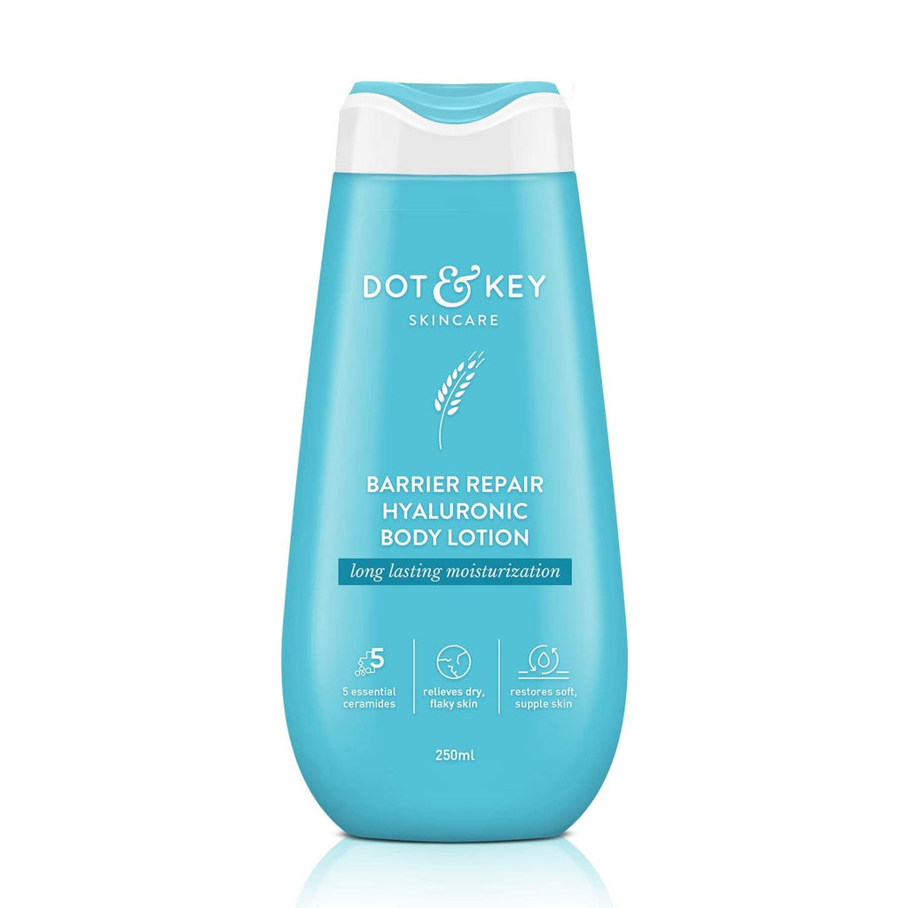 Dot & Key Barrier Repair Hyaluronic Body Lotion, 250ml (Pack of 1) | Deep Nourishing, Long Lasting Moisturization | Hyaluronic, 5 Essential Ceramides | Quick Absorbing, Non Greasy - Vamzn#