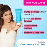 DOT & KEY Barrier Repair + Hydrating Gentle Face Wash With Probiotic|Ceremide Face Wash|Face Wash For Dry Skin,Normal Skin&Sensitive Skin|Gently Cleanses Skin From Dirt&Oil For Unisex,100Ml - Vamzn#