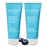 DOT & KEY Barrier Repair + Hydrating Gentle Face Wash With Probiotic|Ceremide Face Wash|Face Wash For Dry Skin,Normal Skin&Sensitive Skin|Gently Cleanses Skin From Dirt&Oil For Unisex,100Ml - Vamzn#