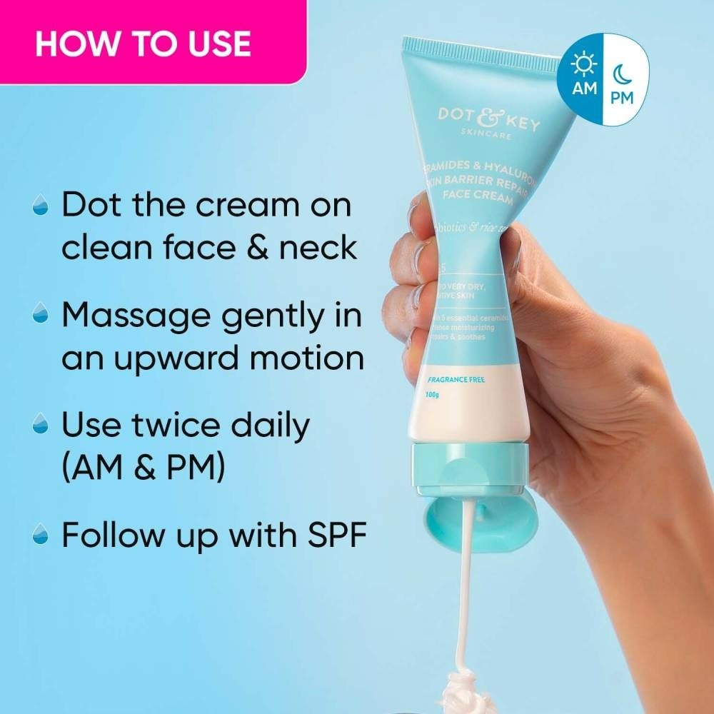 Dot & Key Ceramides & Hyaluronic Skin Barrier Repair + Face Cream - Vamzn#