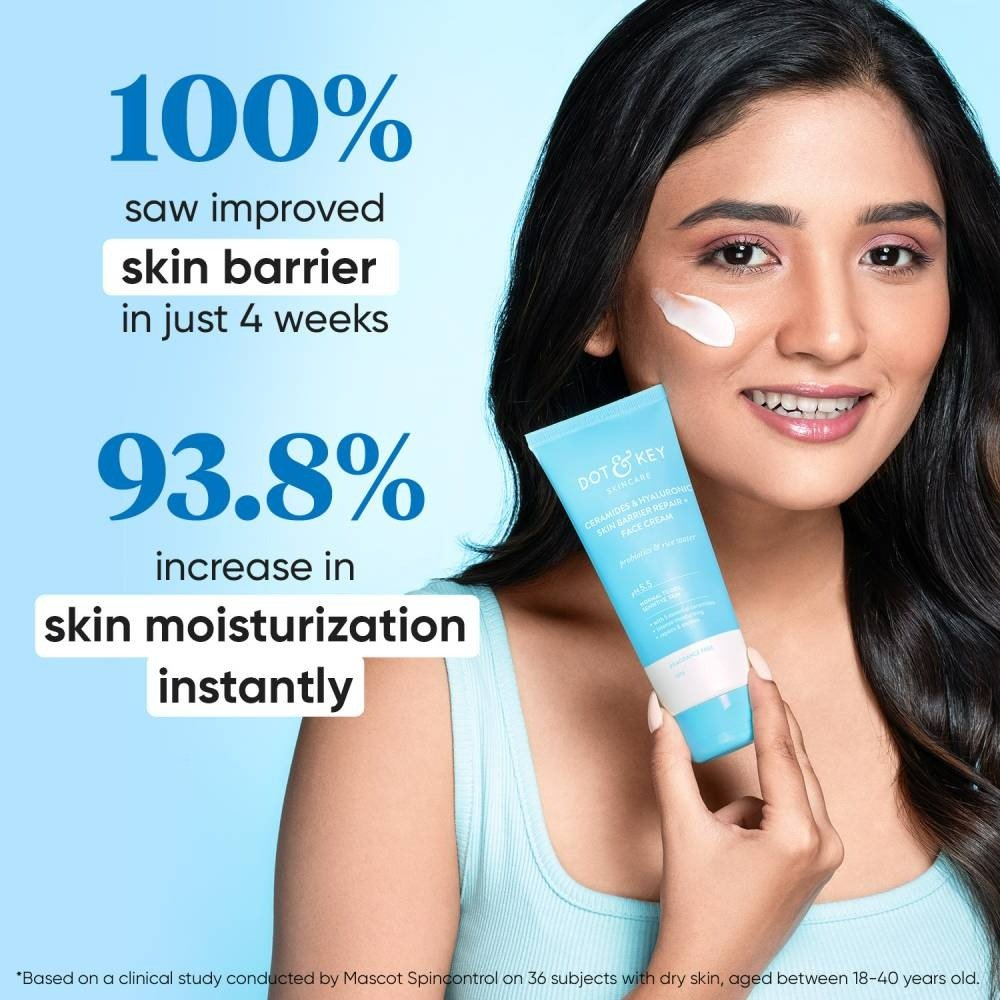 Dot & Key Ceramides & Hyaluronic Skin Barrier Repair + Face Cream - Vamzn#