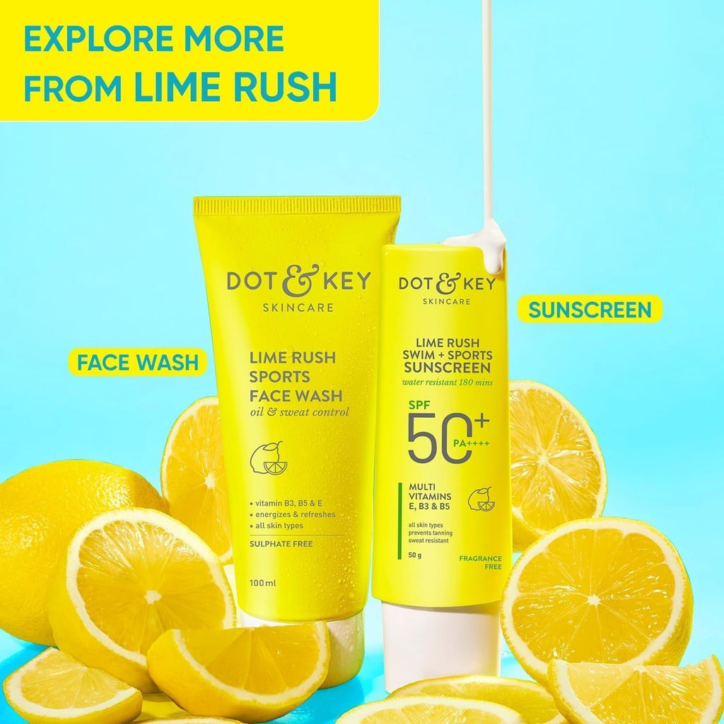 Dot & Key Lime Rush Sports Face Wash - Vamzn#