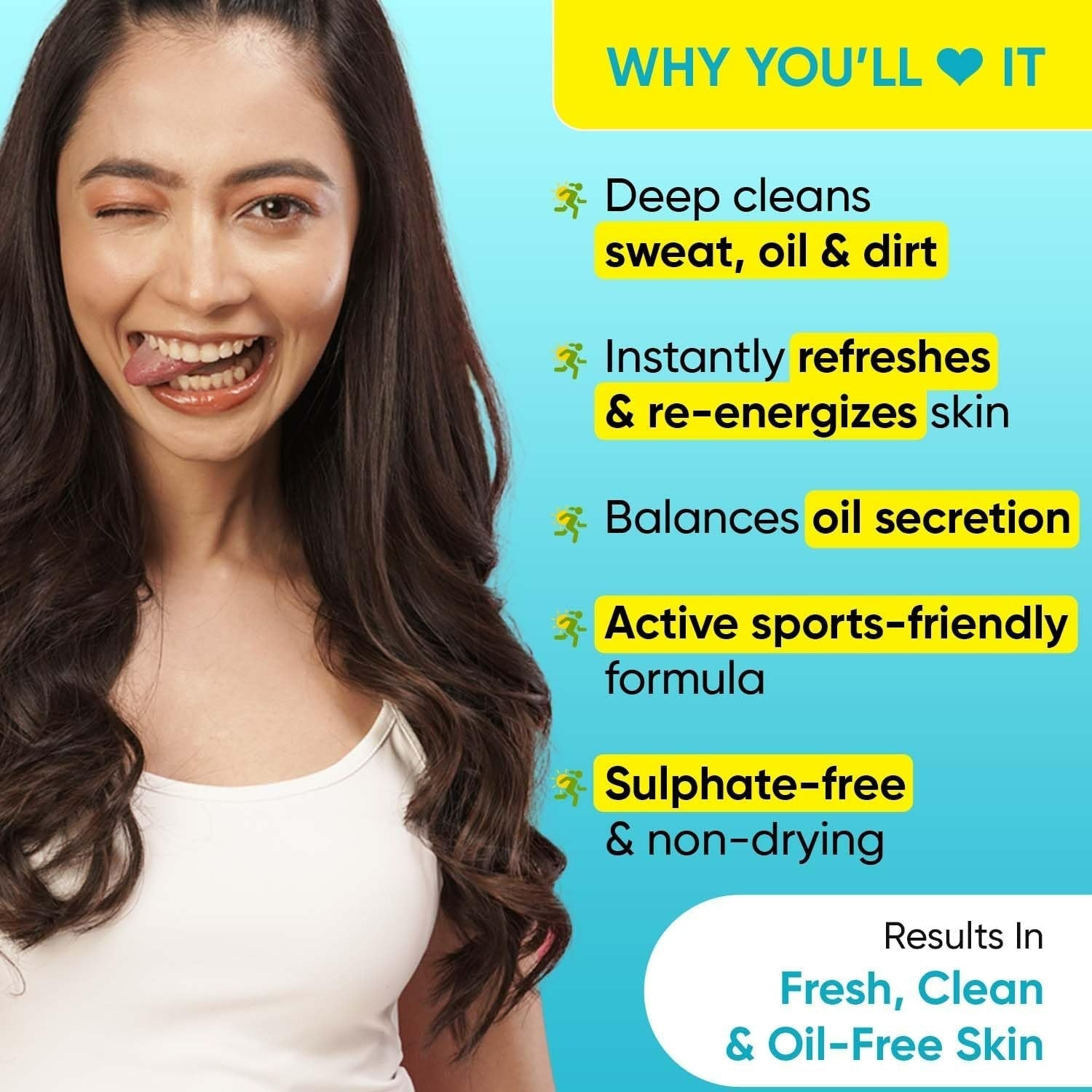 Dot & Key Lime Rush Sports Face Wash - Vamzn#