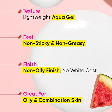 Dot & Key Watermelon Hyaluronic Cooling Sunscreen SPF 50 PA+++| for Oily, Normal & Combination Skin | UV + Blue Light Protection | Lightweight | No White Cast | Boosts Vitamin D Absorption | 50g… - Vamzn#