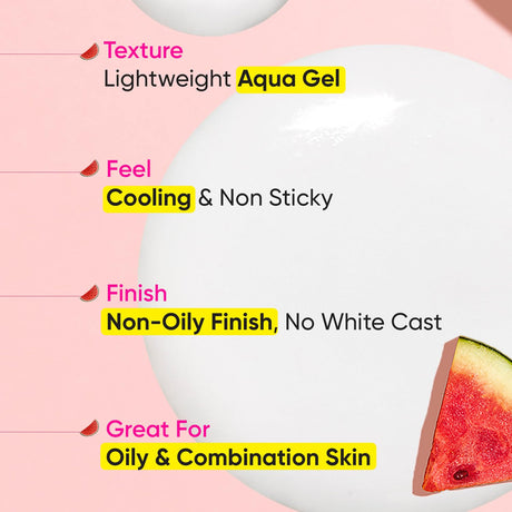 Dot & Key Watermelon Hyaluronic Cooling Sunscreen SPF 50 PA+++| for Oily, Normal & Combination Skin | UV + Blue Light Protection | Lightweight | No White Cast | Boosts Vitamin D Absorption | 50g… - Vamzn#