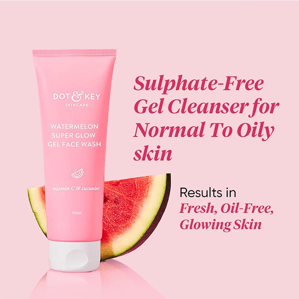 Dot & Key Watermelon Superglow Gel Face Wash - Vamzn#