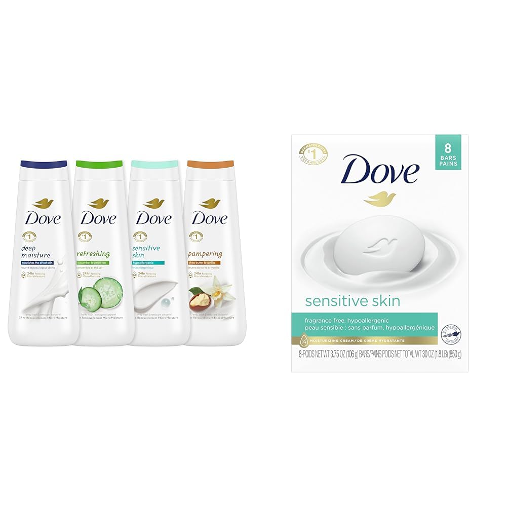 Dove Cucumber and Green Tea Sensitive Skin Body Wash - Vamzn#