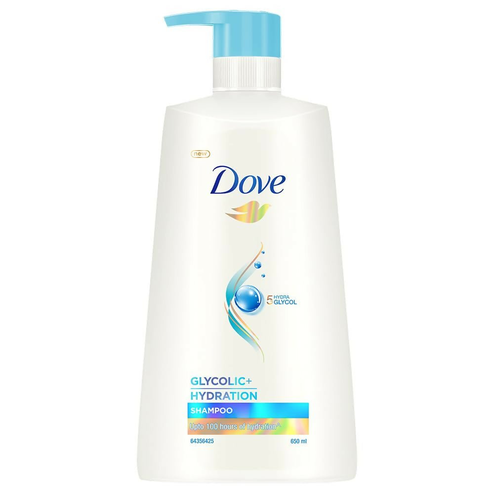 Dove Glycolic + Hydration Shampoo With 5% Hydra - Glycol For Upto 100 Hours Of Hydrated, Fluid Hair - Vamzn#