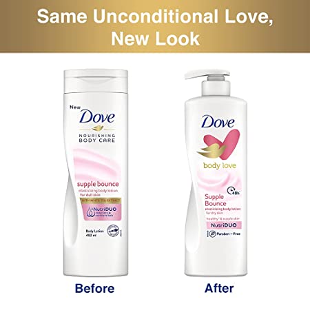 Dove Nourishing Body Care Supple Bounce elasticizing body lotion - Vamzn#