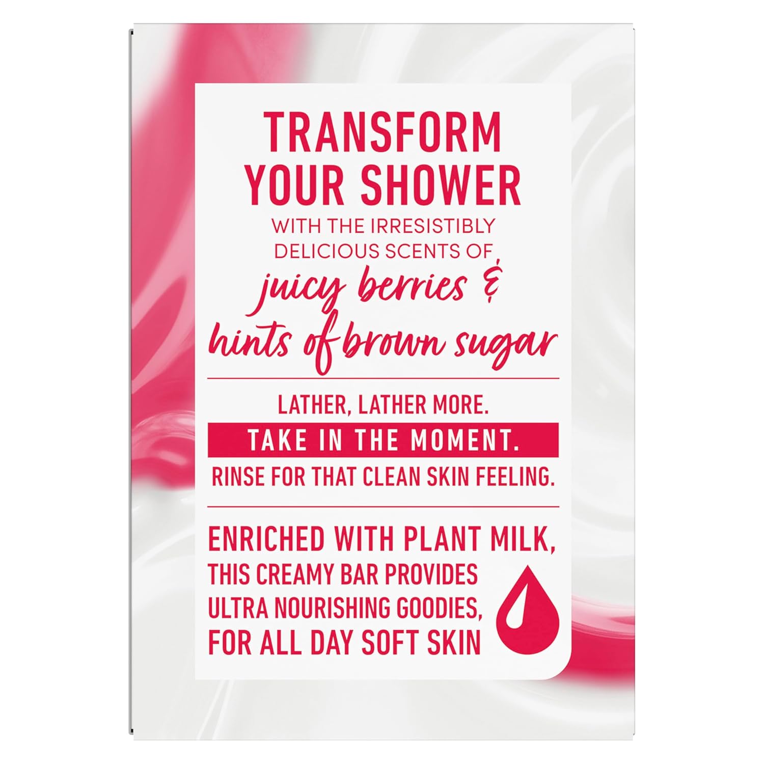 Dove Plant Milk Cleansing Bar Soap Oat Milk & Berry Brulee 4 Count for Moisturized Skin Gentle Cleanser, No Sulfate Cleansers or Parabens, 98% Biodegradable Formula 5 oz - Vamzn#