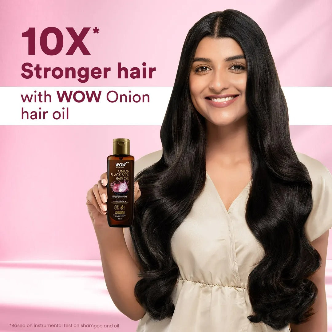 Wow Skin Science Onion Black Seed Oil Hair Care Ultimate 4 Kit