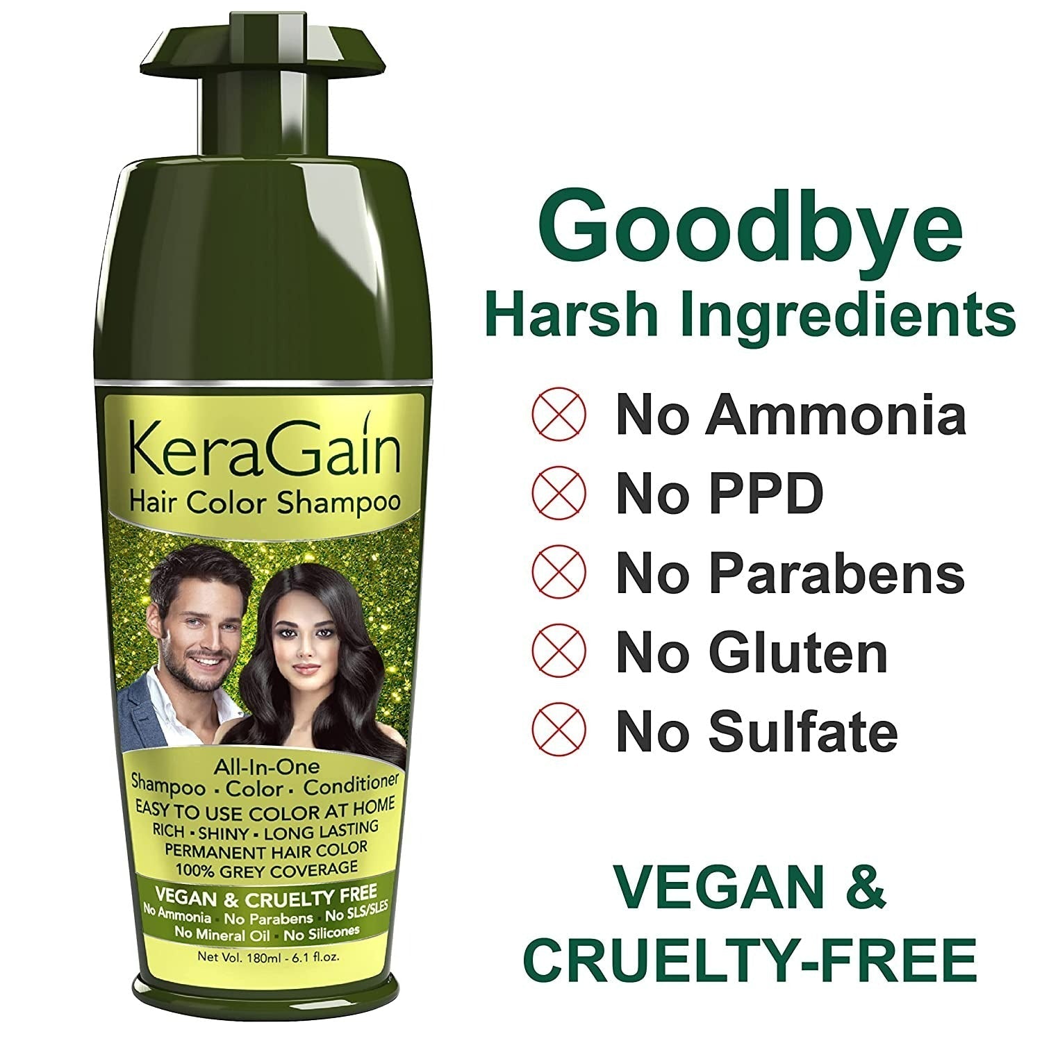 KeraGain Hair Color Shampoo