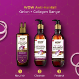 Wow Skin Science Onion & Collagen Anti-Hairfall Hair Oil