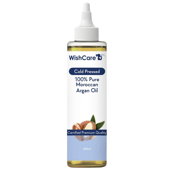 Wishcare 100% Pure Cold Pressed & Natural Moroccan Argan Oil