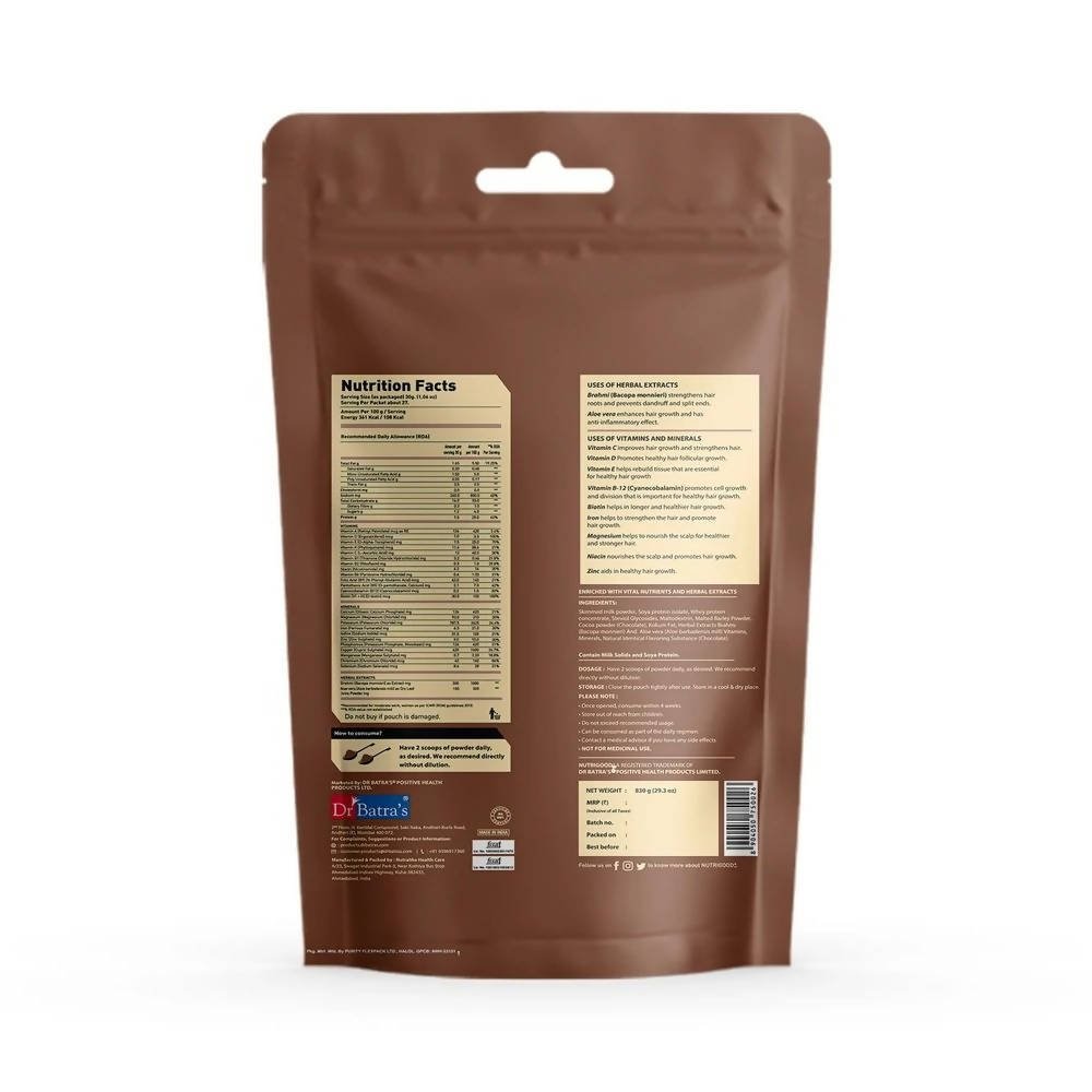 Dr. Batra's NutriGood For Hair Care - Chocolate Flavour - Vamzn#