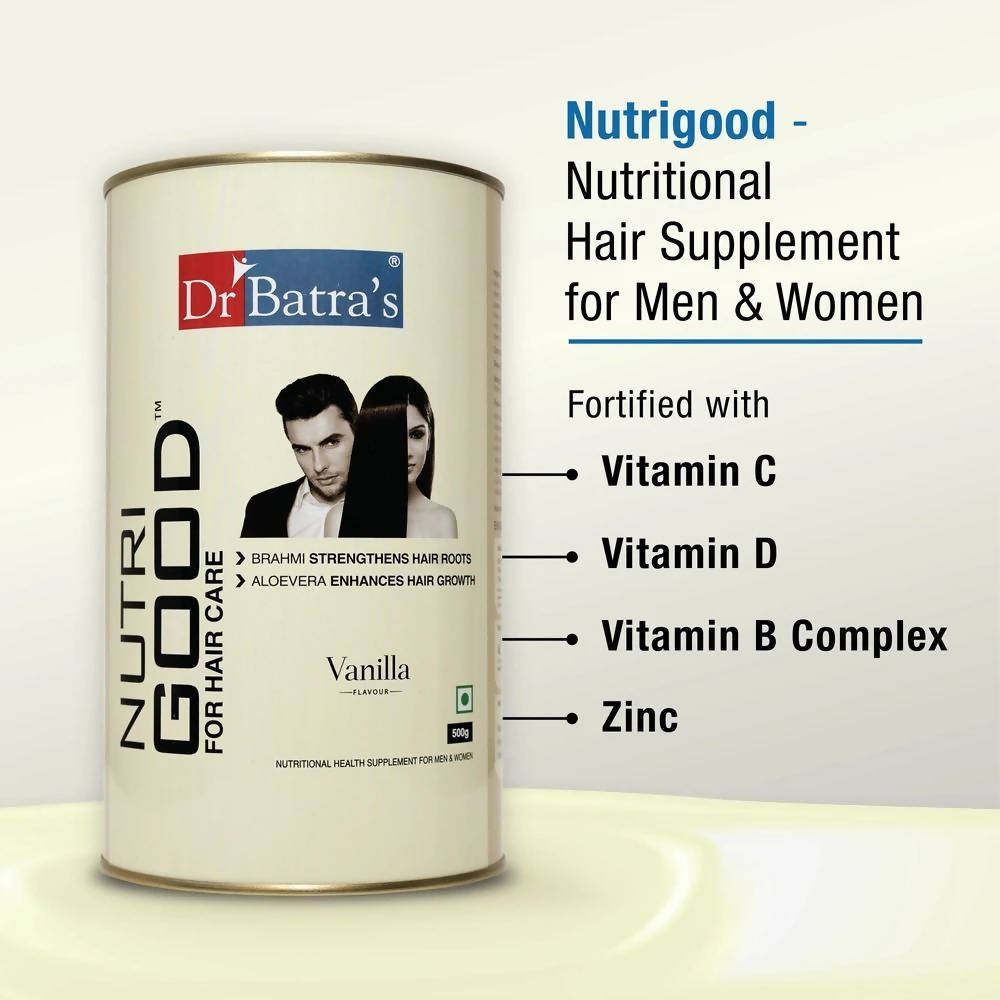 Dr. Batra's NutriGood For Hair Care - Vanilla Flavour - Vamzn#