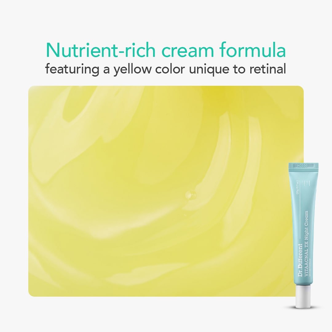 Dr. Different VITAACNAL TX Night Cream (0.1% Retinal) - Vamzn#