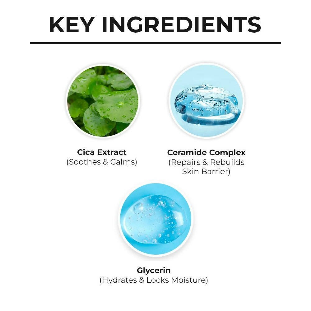 Dr. Sheth's Cica & Ceramide Oil - Free Moisturizer Deeply Hydrates & Nourishes, For Normal to Dry Skin - Vamzn#