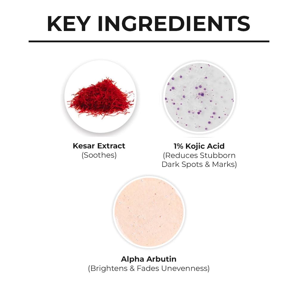Dr. Sheth's Kesar & Kojic Acid Oil - Free Moisturizer - 50G - Vamzn#