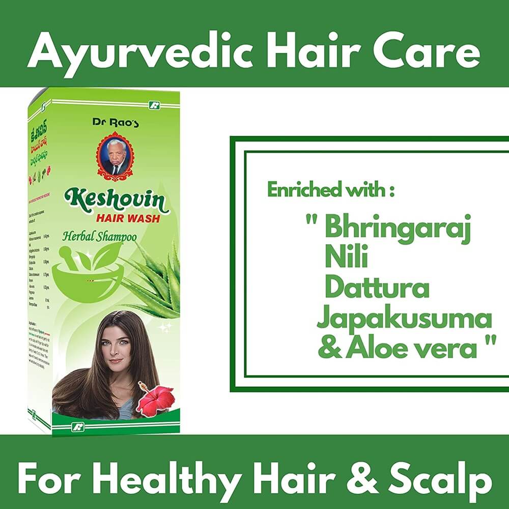 Dr.Rao's Keshovin Hair Wash Herbal Shampoo - Vamzn#