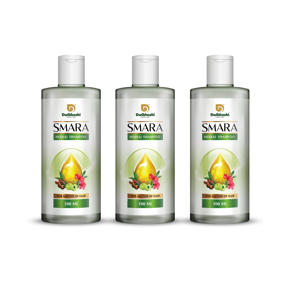 Dwibhashi Smara Herbal Shampoo - Vamzn#