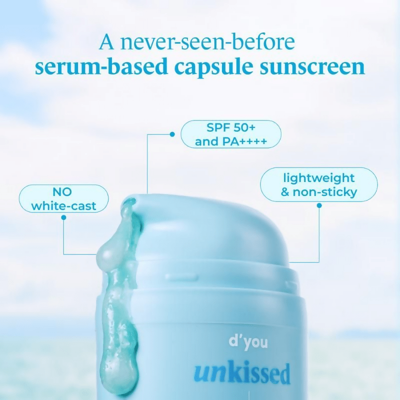 d'you Unkissed Serum Sunscreen SPF 50 & PA++++ - Vamzn#
