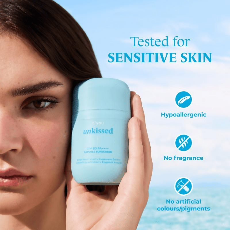 d'you Unkissed Serum Sunscreen SPF 50 & PA++++ - Vamzn#