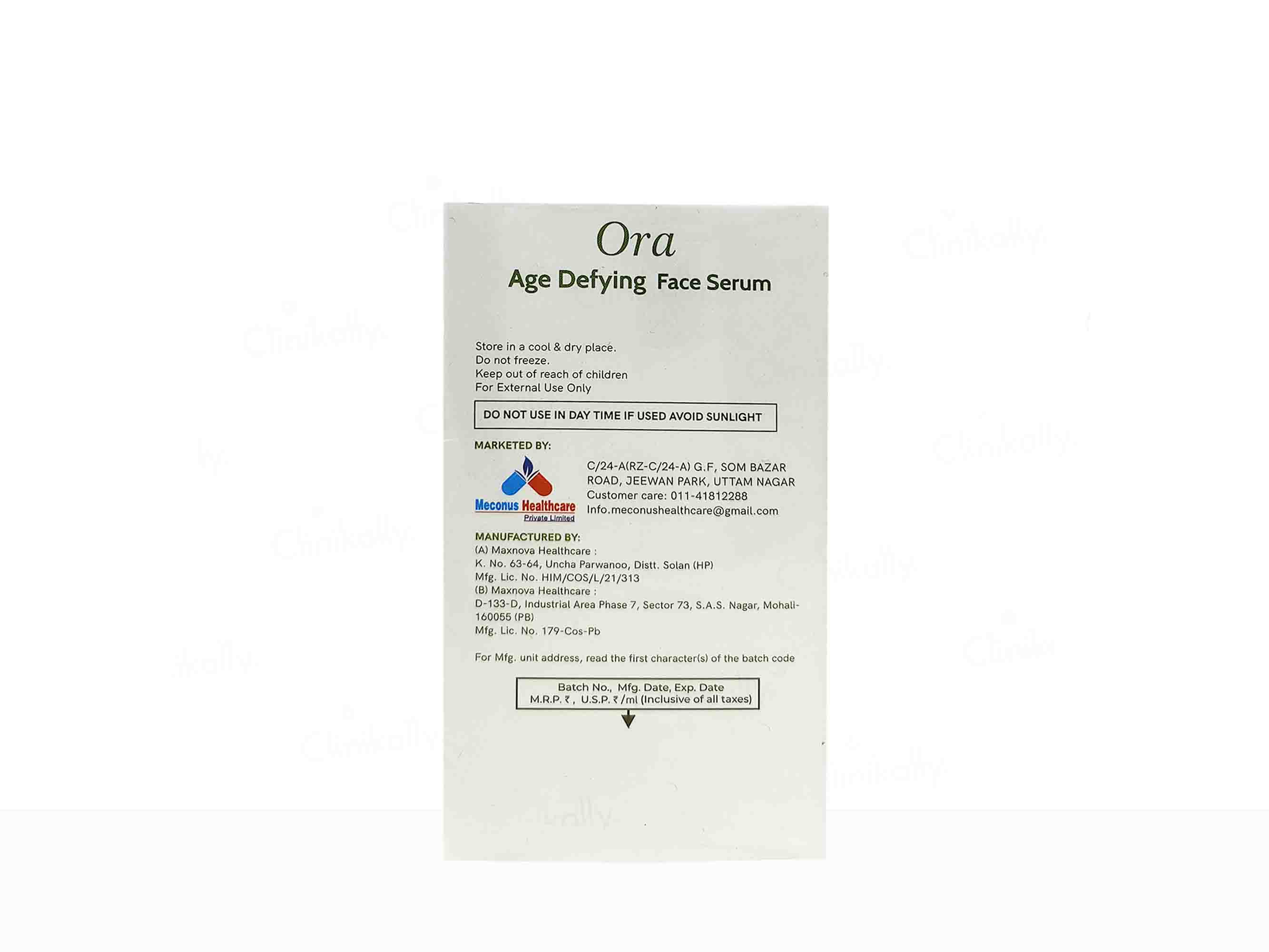 Ora Age Defying Face Serum