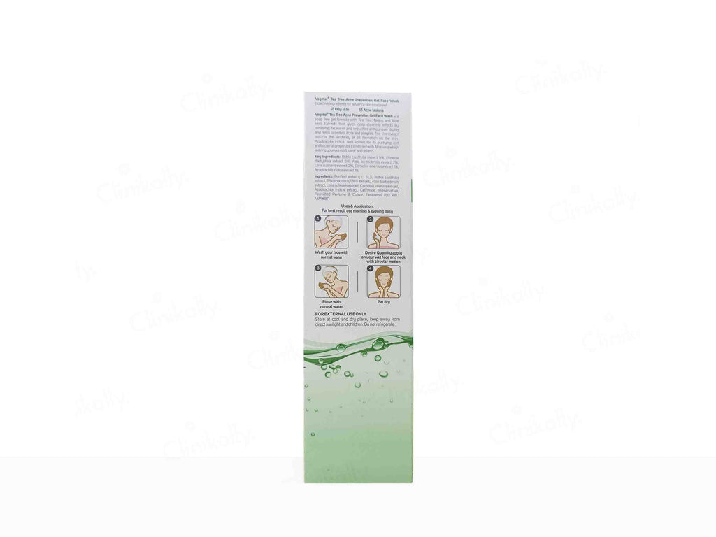 Vegetal Tea Tree Acne Prevention Gel Face Wash