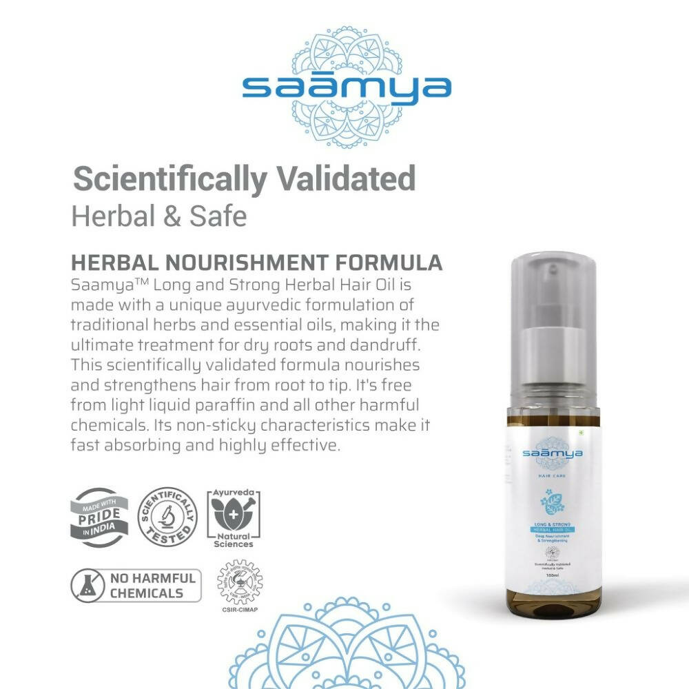 Saamya Long & Strong Herbal Hair Oil