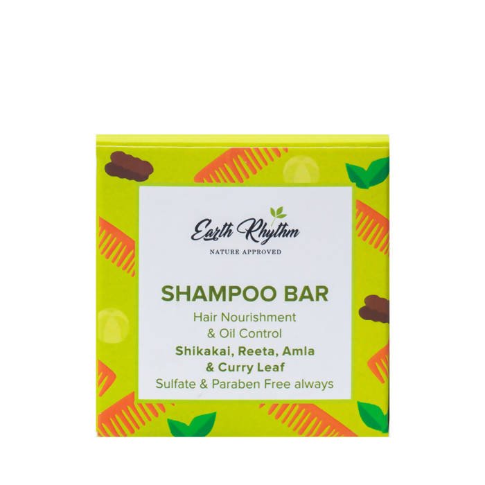 Earth Rhythm Shampoo Bar Hair Nourishing And Oil Control - Vamzn#