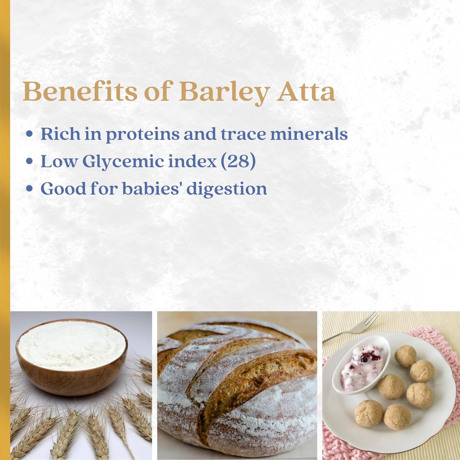 Earthen Story Certified Organic Pearl Barley Flour - Vamzn#