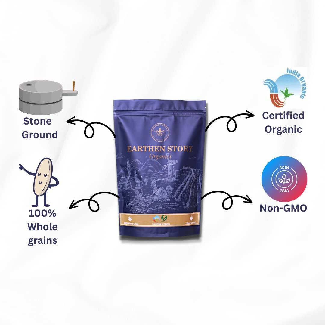 Earthen Story Certified Organic Pearl Barley Flour - Vamzn#