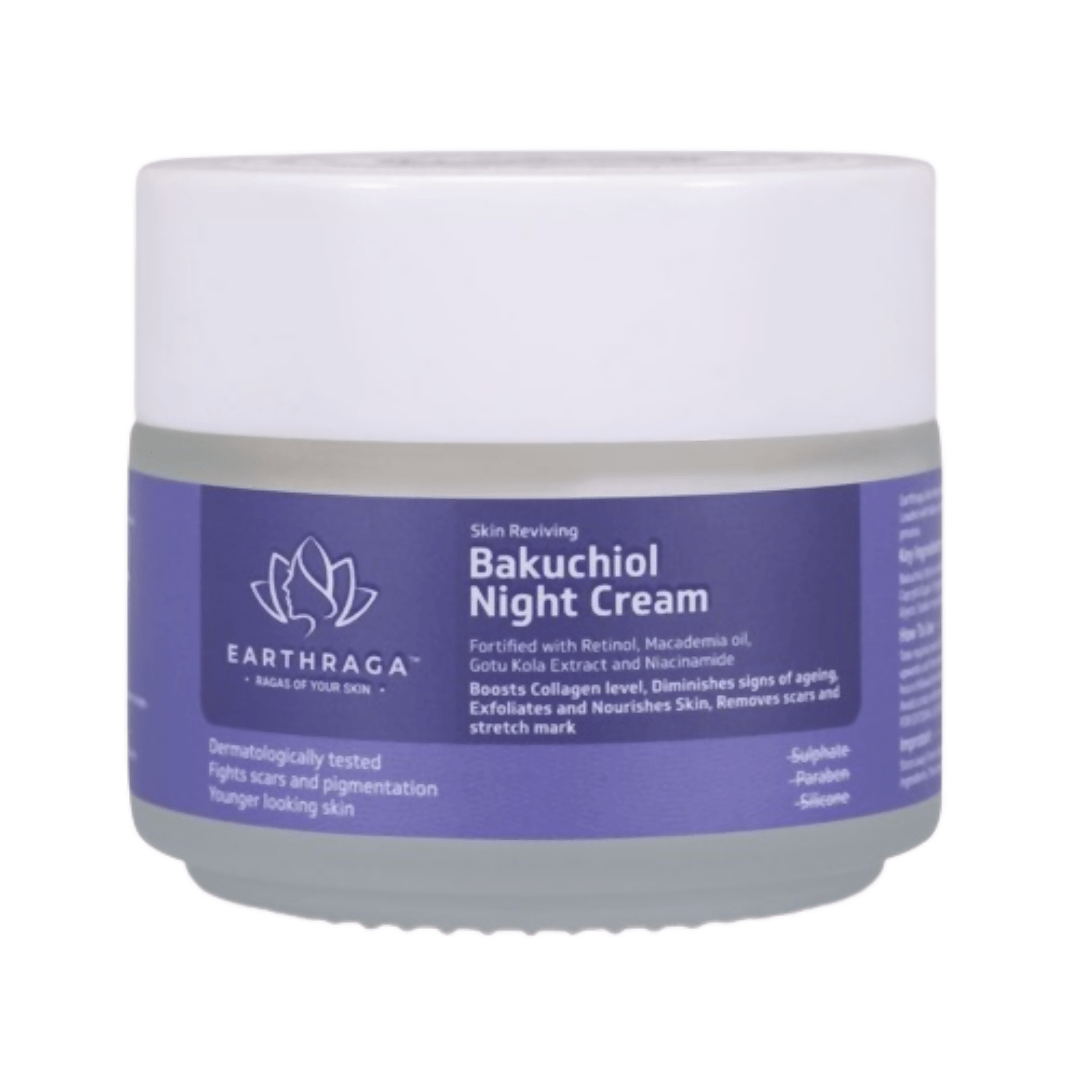 Earthraga Skin Reviving Bakuchiol Night Cream - Vamzn#