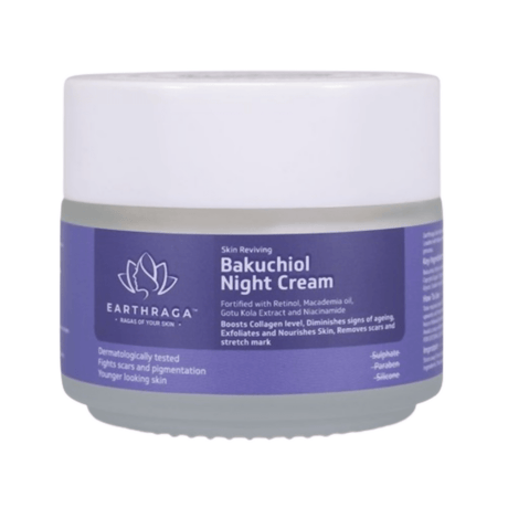 Earthraga Skin Reviving Bakuchiol Night Cream - Vamzn#