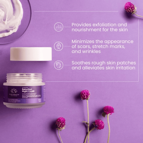 Earthraga Skin Reviving Bakuchiol Night Cream - Vamzn#