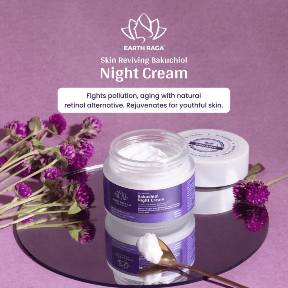 Earthraga Skin Reviving Bakuchiol Night Cream - Vamzn#
