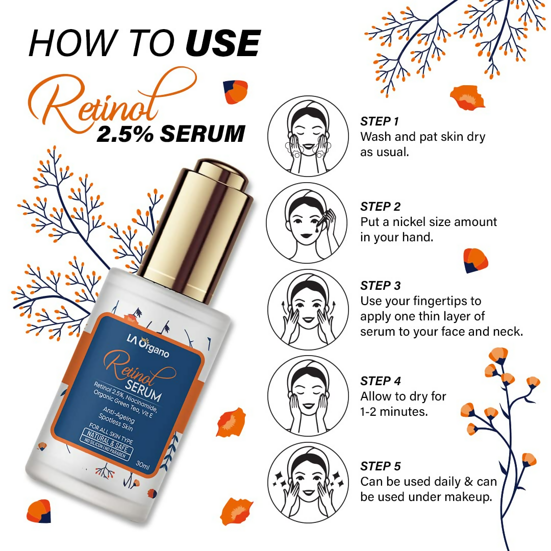 LA Organo 2.5% Retinol Face Serum