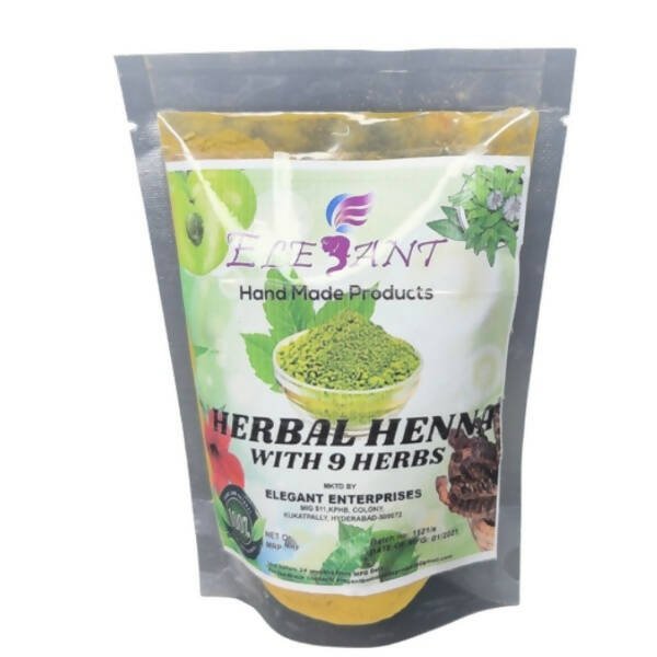 Elegant Herbal Henna with 9 Herbs - Vamzn#