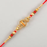 Elegant Meenakari Rakhi And Kaju Katli Box - Vamzn#