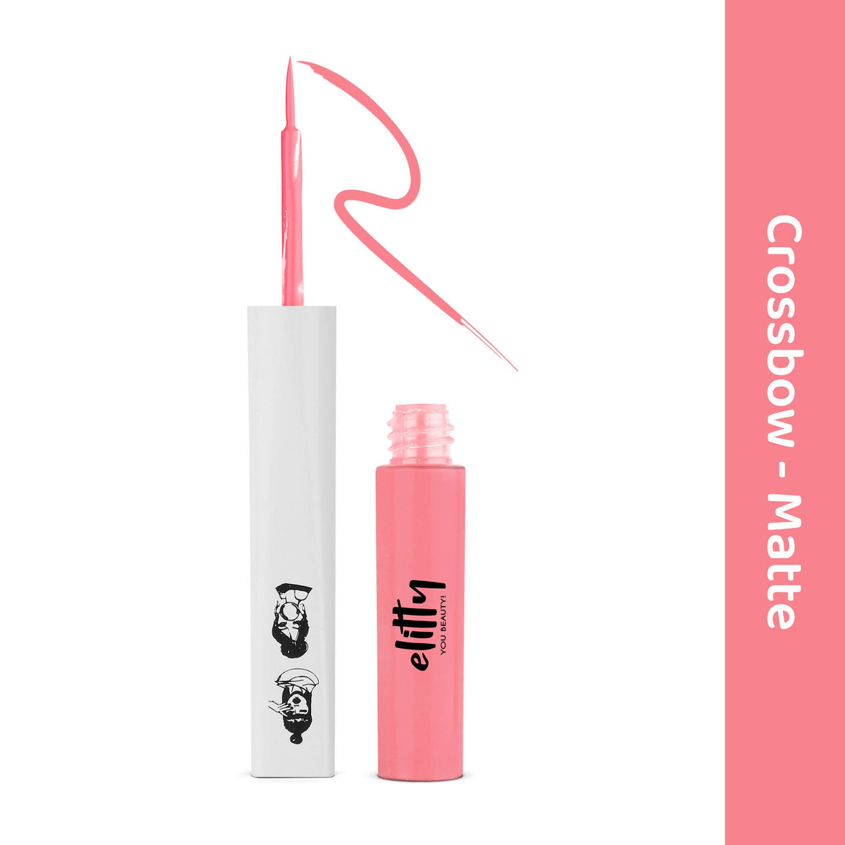 Elitty Eye Gotta Feeling - Pop Eyeliner Matte - Crossbow - Pink - Vamzn#