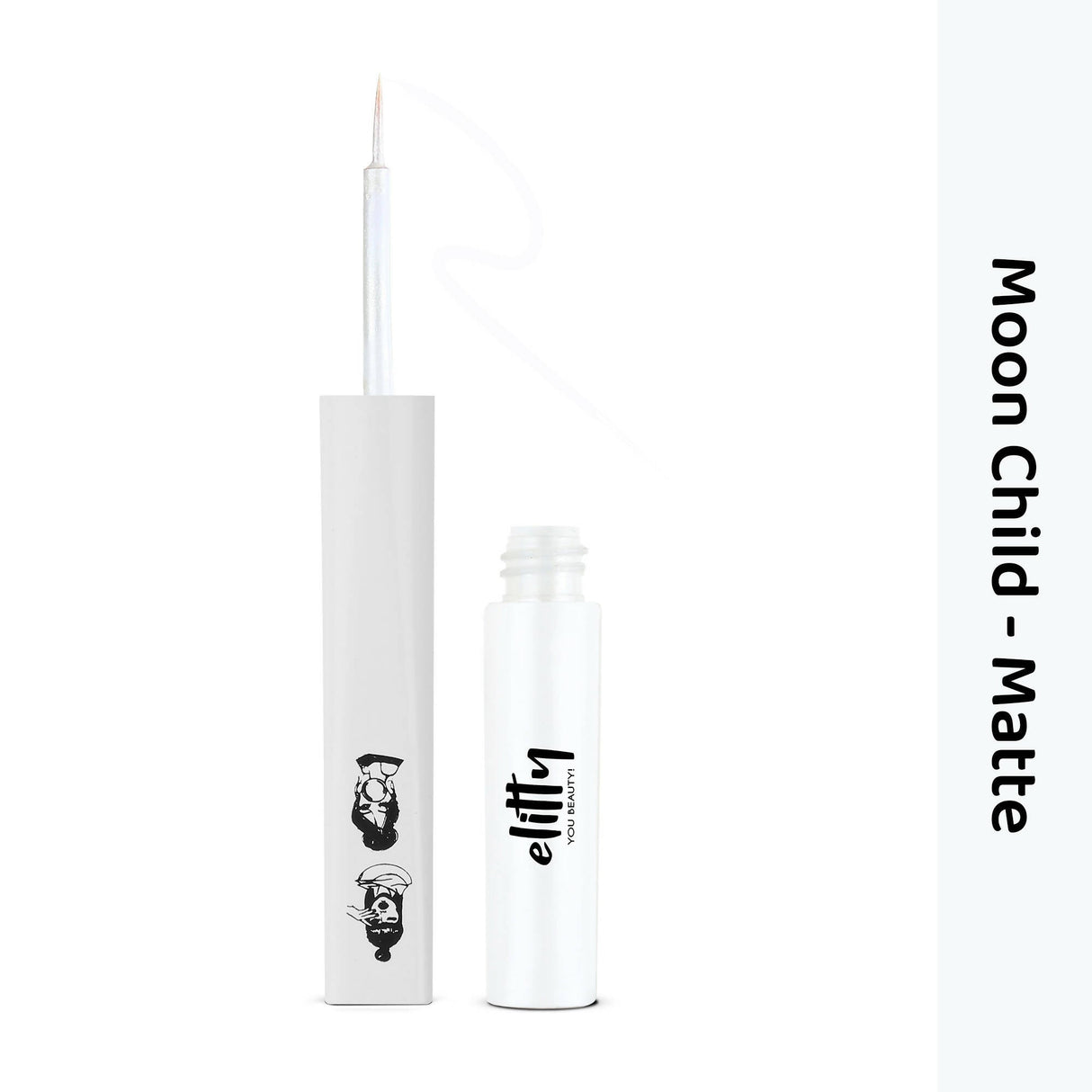 Elitty Eye Gotta Feeling - Pop Eyeliner Matte - Moon Child - White - Vamzn#