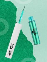 Elitty Green Pop Color Metallic Finish Liquid Eyeliner - Power Move (Emerald) - Vamzn#