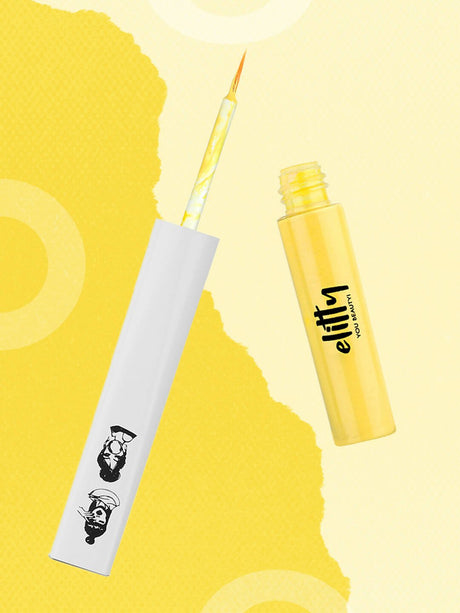 Elitty Honeycomb Yellow Pop Color Matte Finish Liquid Eyeliner - Honeycomb - Yellow - Vamzn#