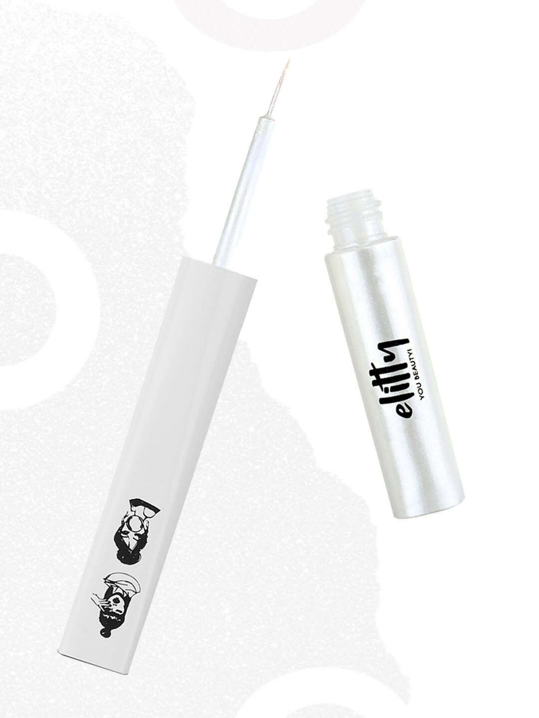 Elitty White Pop Color Metallic Finish Liquid Eyeliner - Cloud Nine (White) - Vamzn#