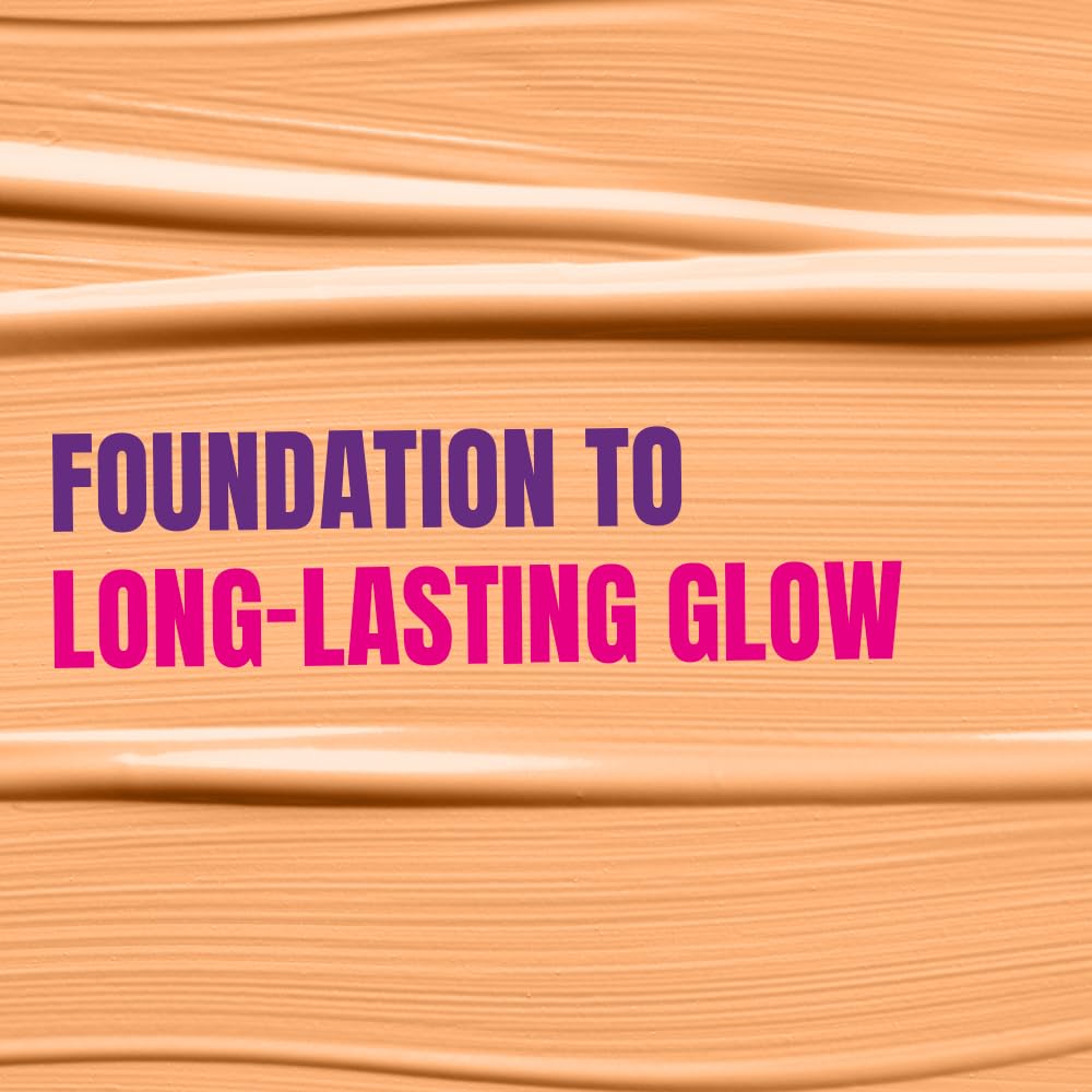 Elle 18 Lasting Glow Liquid Foundation, 03 Shell, 27 Ml Radiant Finish, Light, All - Vamzn#