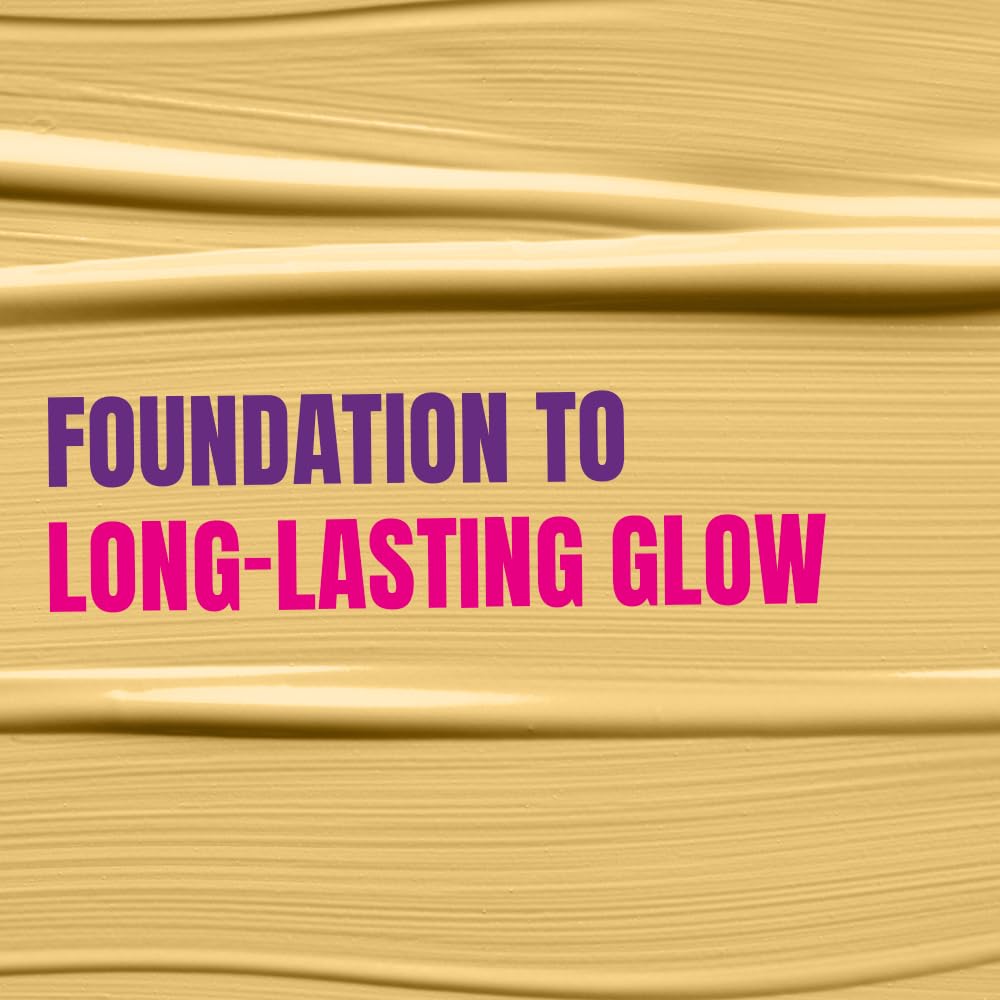 Elle 18 Lasting Glow Liquid Foundation, 03 Shell, 27 Ml Radiant Finish, Light, All - Vamzn#